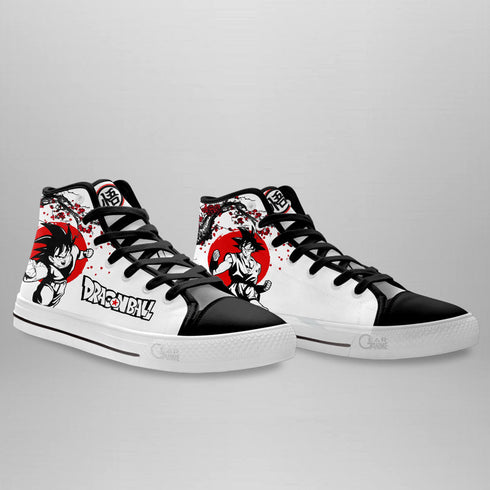 Goku High Top Shoes Custom Dragon Ball Anime Sneakers Japan Style